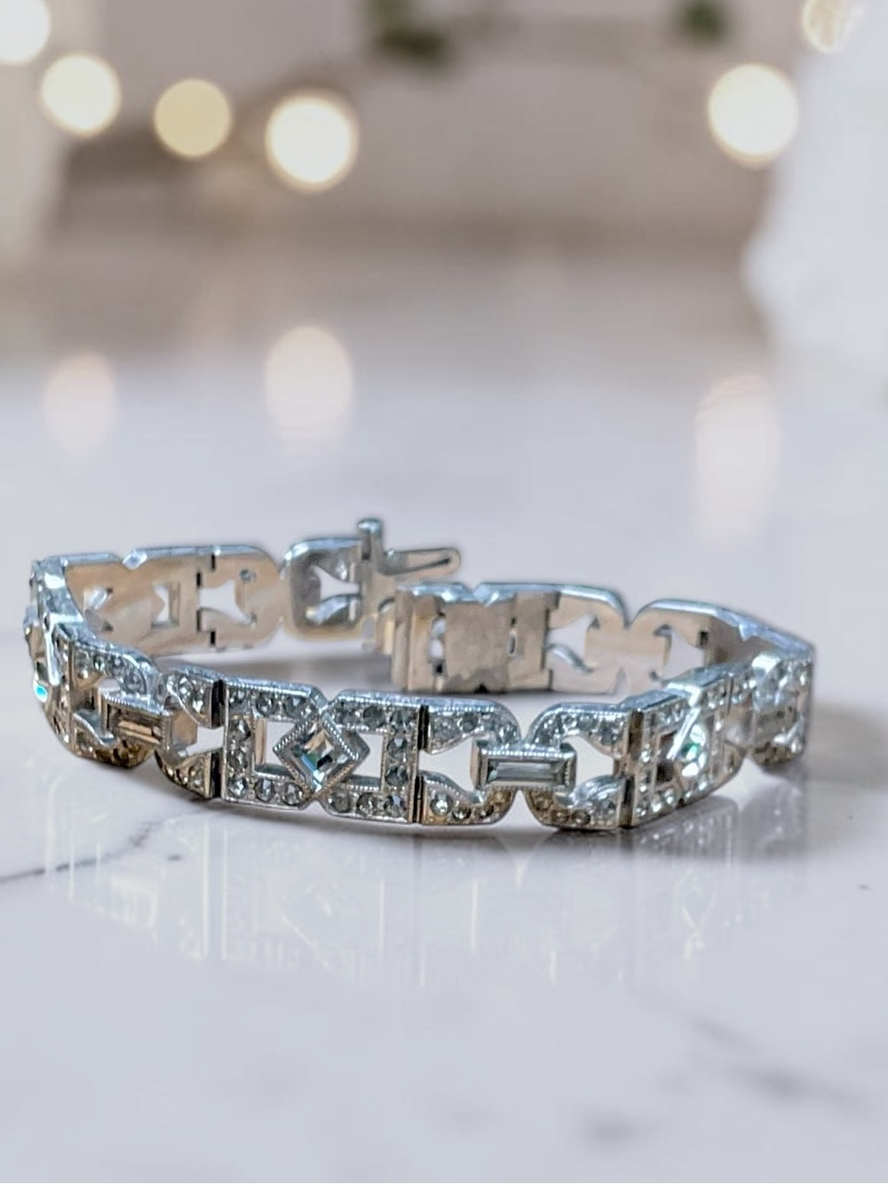 🌺Vintage Engel Bros. Art Deco Bracelet